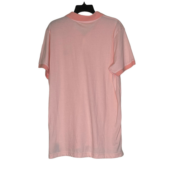 Aeropostale Mens Polo Shirt Size Large‎ Pink Golf Cotton Blend Pullover SS - Picture 4 of 4